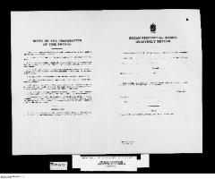 Quarterly Return, 30 September 1945