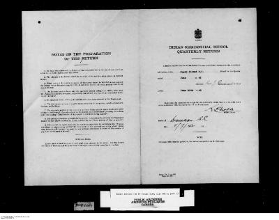 Quarterly Return, 30 June 1942