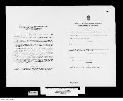 Quarterly Return, 30 September 1943