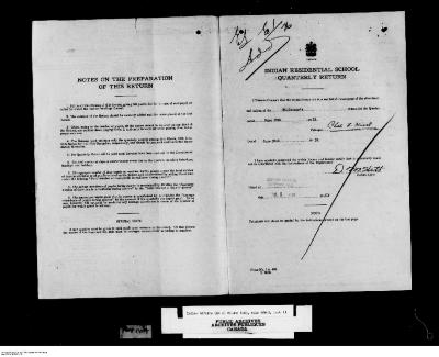 Quarterly Return, 30 June 1951