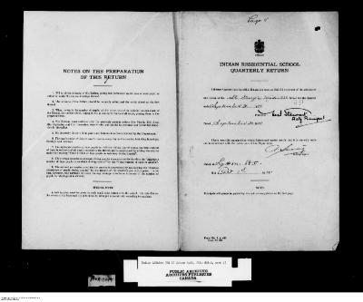 Quarterly Return, 30 September 1941