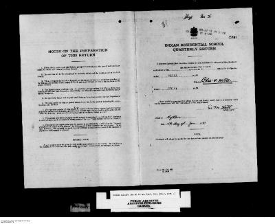 Quarterly Return, 31 December 1950