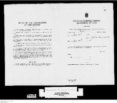 Quarterly Return, 30 June 1949