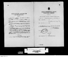 Quarterly Return, 30 September 1942