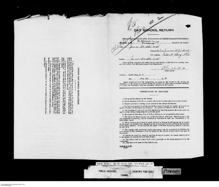 Quarterly Return, 30 June 1948