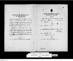 Quarterly Return, 31 December 1947