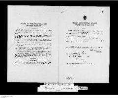 Quarterly Return, 31 December 1943