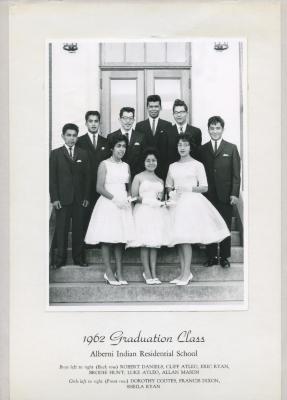 1962 Graduation Class, Alberni Indian Residential School
