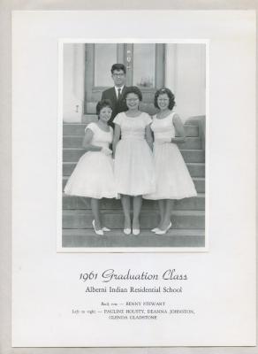1961 Graduation Class, Alberni Indian Residential School