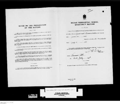 Quarterly Return, 30 June 1948