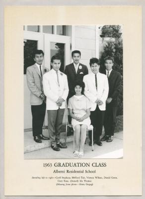 1963 Graduation Class, Alberni Residential School