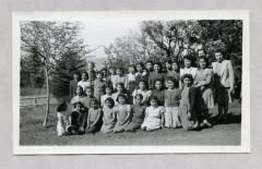 Port Simpson - Crosby Girls' Residential School, Students and Staff, 1943
