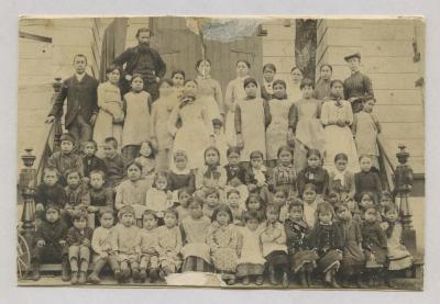 Teachers and students of Crosby Home