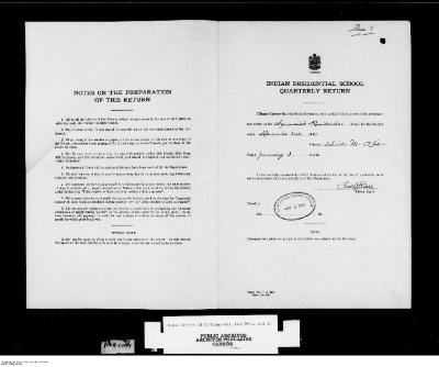 Quarterly Return, 31 December 1941