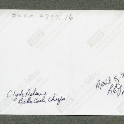 Clyde Nelson and Bella Coola Chiefs