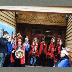 Clyde Nelson and Bella Coola Chiefs