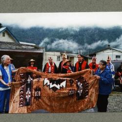 Plaque being unveiled