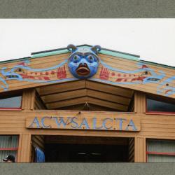 Bella Coola School entrance