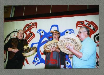 Nuu-Chah-Nulth Chiefs singing a supper song