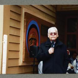 Alvin Dixon addressing the gathering