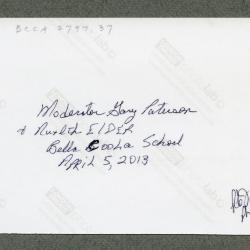 Moderator Gary Paterson and Nuxalk elder