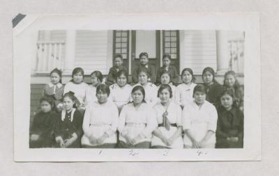 The Officers for past year of the Na Na Kwa Band, Port Simpson