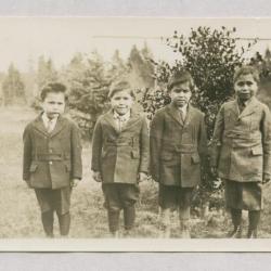 Group of Youngest Boys, Alberni Indian School