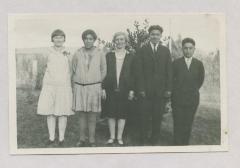 Mrs. Pitts and Officers of Mission Band