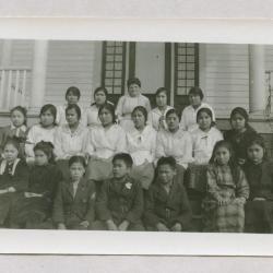 Children and teacher