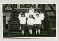 Miss Guild and C.G.I.T Group, Alberni Indian School