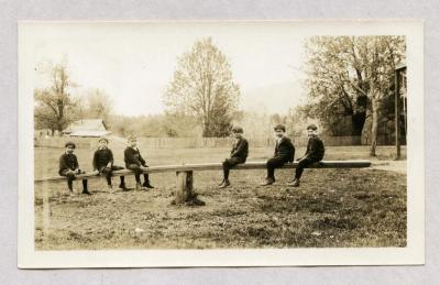 Group of Boys: Indian Residential School - Alberni