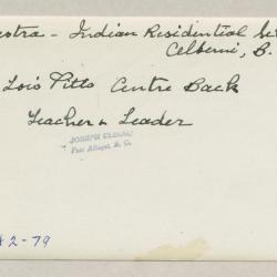 Orchestra - Indian Residential School, Alberni, B.C.