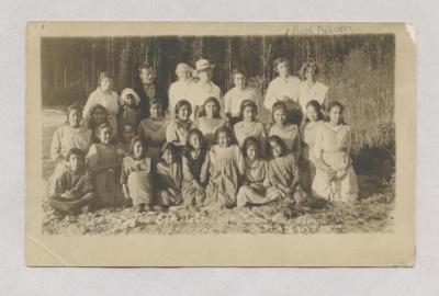 The Elizabeth Long Memorial Home, Pupils and Staff, Kitamaat, B.C.