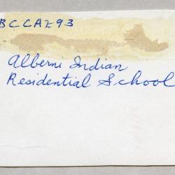Alberni Indian Residential School