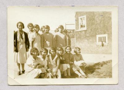 A Group Of Girls On The Basketball Court