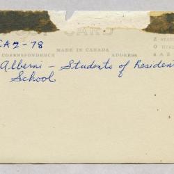 Alberni - Students of Residential School