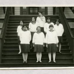 Miss Guild and C.G.I.T Group, Alberni Indian School