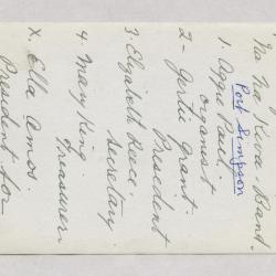 The Officers for past year of the Na Na Kwa Band, Port Simpson