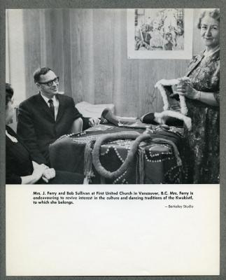 Mrs. J. Ferry and Bob Sullivan