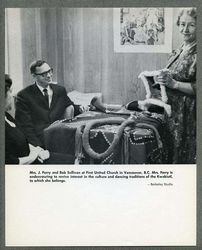 Mrs. J. Ferry and Bob Sullivan