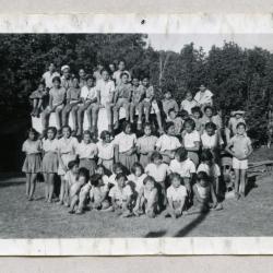 Children from Indian Residential School at their summer camp