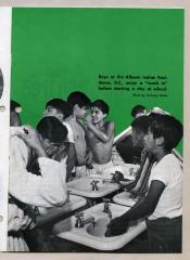 Boys at the Alberni Indian Residence, B.C.,  enjoy a "wash in" before starting a day at school