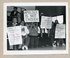 Residential School Survivors Protesting