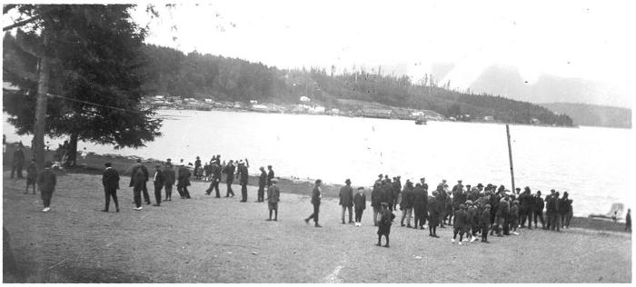 Shooting Competition, Alert Bay School, B.C.