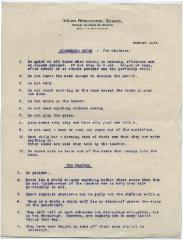 Classroom Rules for children and for teacher