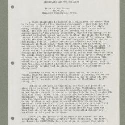 Discipline And Our Children