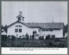 Summer school activities for Indian children at Cross Lake United