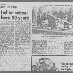 Indian School Here 80 Years, part 1