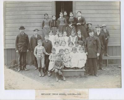 Methodist Indian School, Nanaimo, 1896