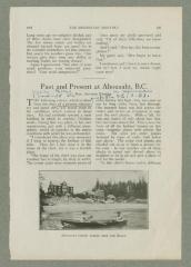 Past and Present at Ahousaht, B.C.